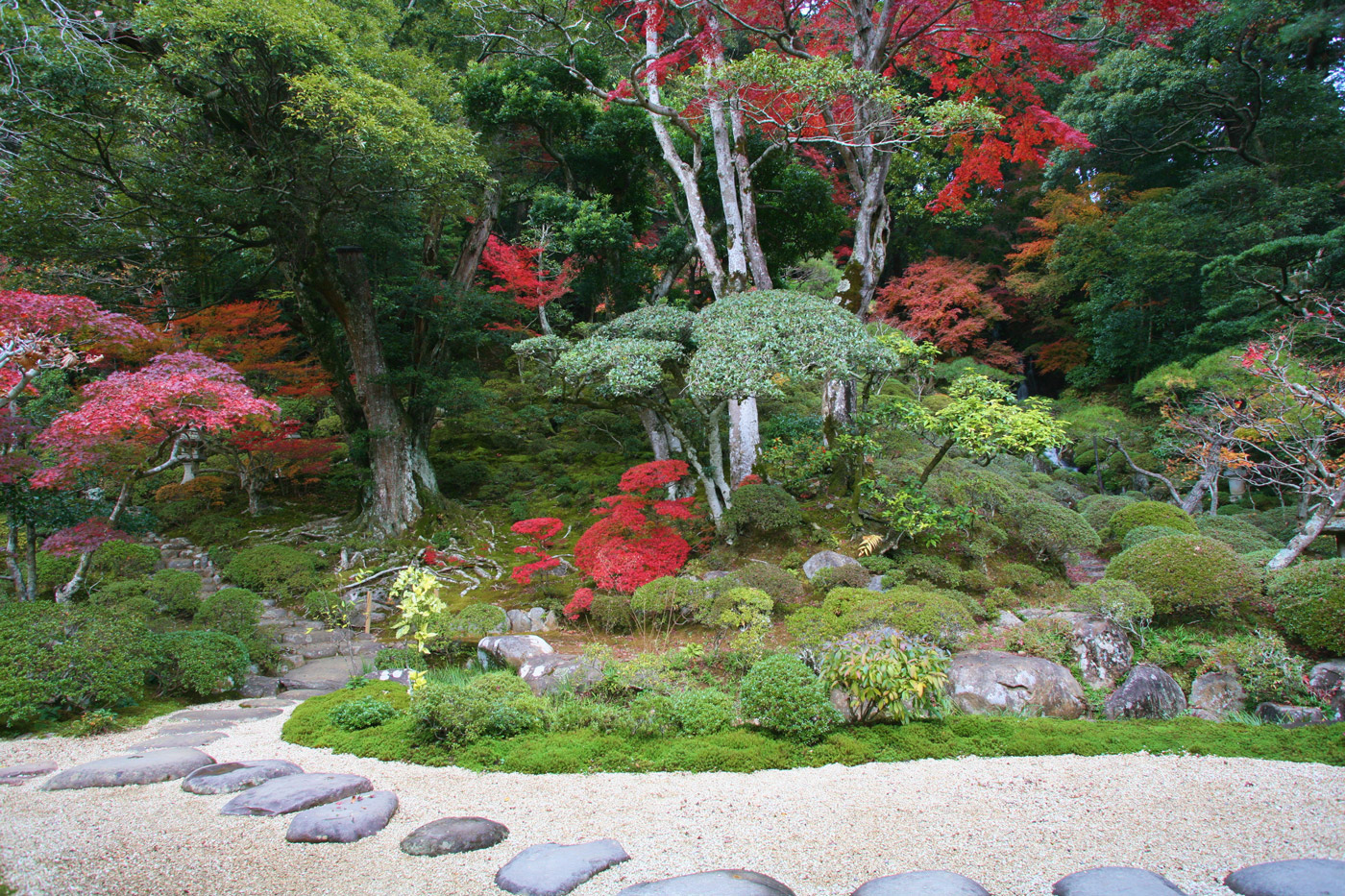 修禅寺 中庭公開
