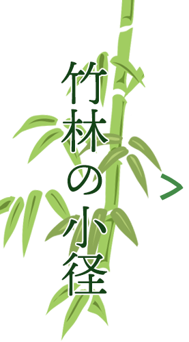 竹林の小径を通って