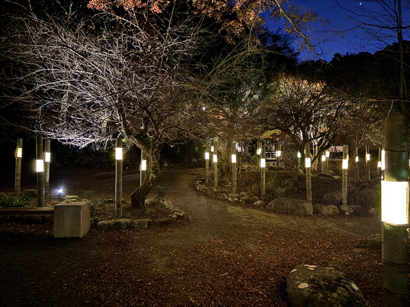 修善寺温泉　匠の灯り径　2024年12月1日〜2025年3月31日開催